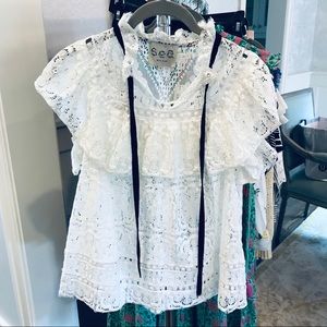 Sea NY lace top